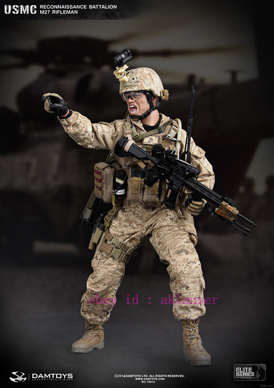 Damtoys Dam78014 1/6 Usmc Reconnaissance Battalion M27 Rifleman