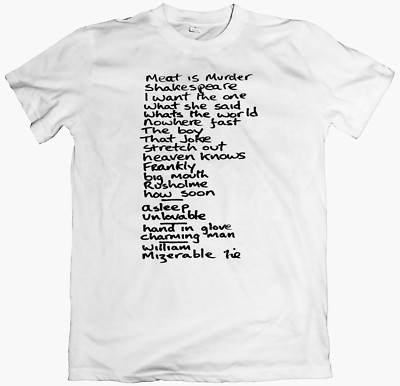 THE SMITHS Setlist 85 T-Shirt 80s Indie Band Tee Unixsmeat Murder Queen Dead