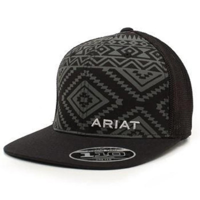 Aztec Black Flat Bill Cap 1508701 