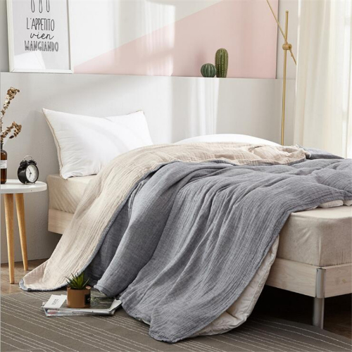 Muslin Cotton Blanket Bed Sofa Throw Breathable Travel Muslin Bed Spread Blanket - Bild 22 von 48