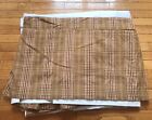 Calico Corners Custom Made Queen Bed Skirt Check Pattern Green Yellow Red