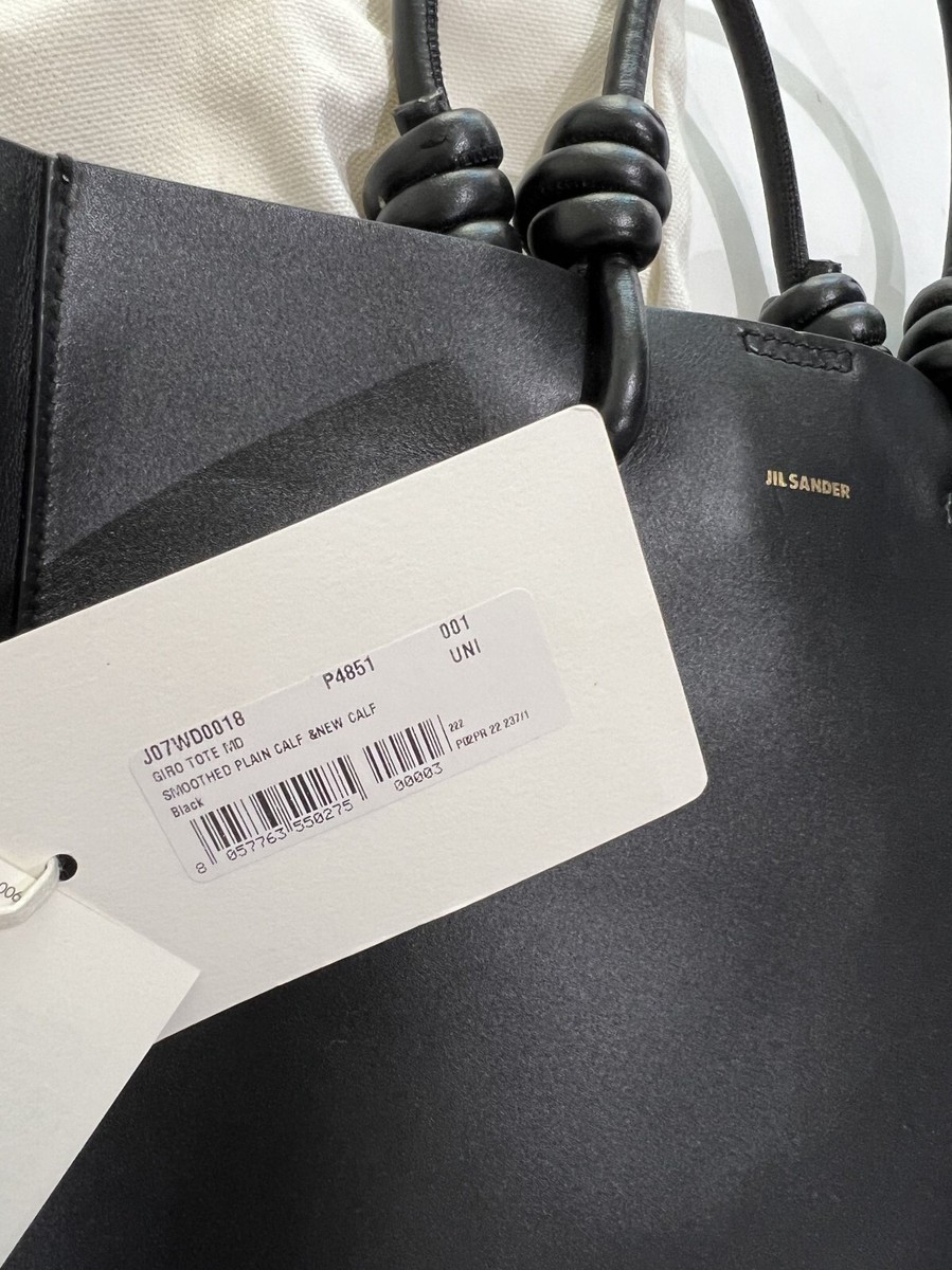 Jil Sander Giro Tote Medium in Black | eBay