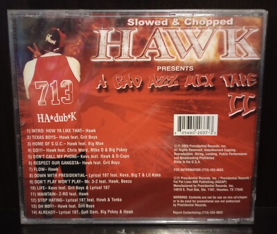 HAWK Presents A Bad Azz Mix Tape 2 [PA] [Slowed & Chopped CD] | eBay
