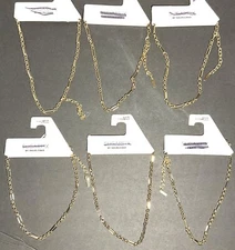 SUGARFIX Fashion Chain Necklace by Baublebar - Lot of 6 -Bright Color -Brand NEW