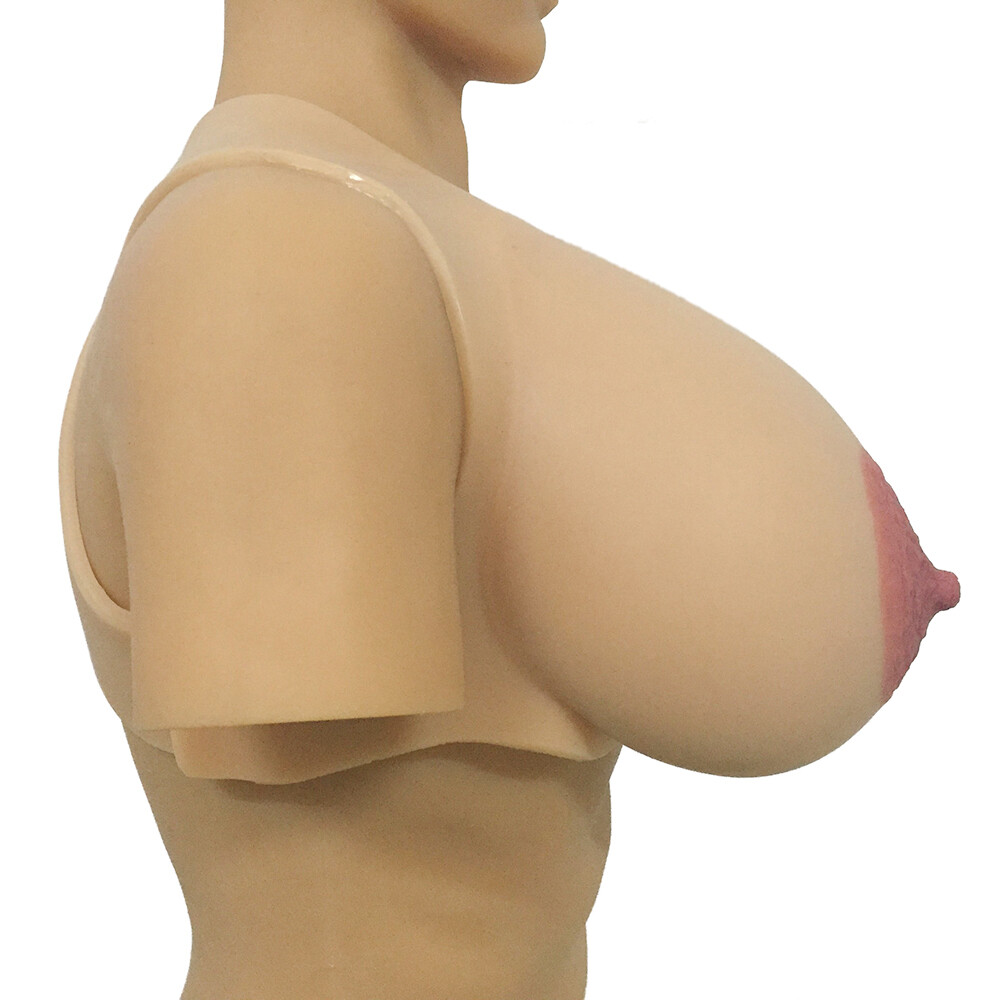 Poitrine Ovale En Silicone IVITA 11XL - Bonnet I, Réglable - Pour Travesti/crossdresser - Neuf