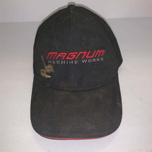 Machinery Work Hat Magnum Back Hoe Hat Black