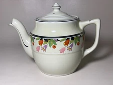 Vintage 7" Medallion Teapot w Lid Drip-O-Later The Enterprise Aluminum Co. Hall