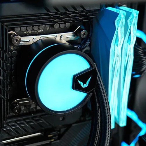 VALKYRIE A360 Black ARGB AIO Liquid CPU Cooler 360mm Radiator - Picture 3 of 9