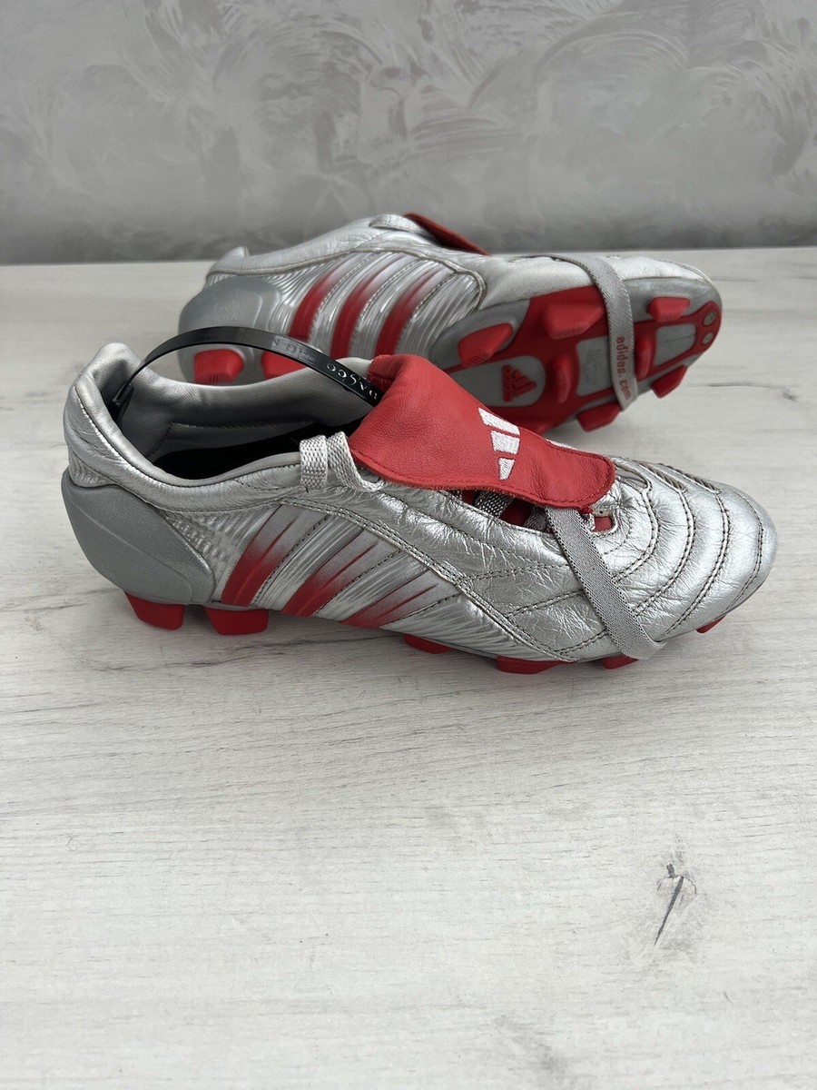 Adidas Predator Pulse FG Red Silver Football Boots Cleats Adidas Predator Pulse FG Red Silver Football Boots Cleats