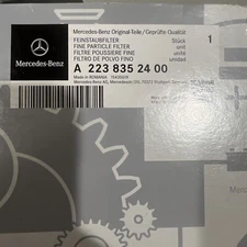 Mercedes Benz OEM A 223 835 24 00 Fine Particle Filter New 