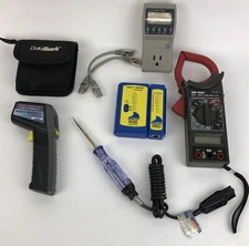 Cen-Tech Electrical Lot Clamp Meter Kill A Watt Circuit Tester Thermometer +++