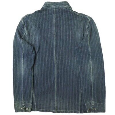 RRL RALPH LAUREN men's WABASH STRIPE WORK JACKET size S RRL RALPH LAUREN men's WABASH STRIPE WORK JACKET size S