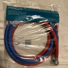 Peerless Washing Machine Hoses 2-Piece Hot & Cold Hoses Brand New