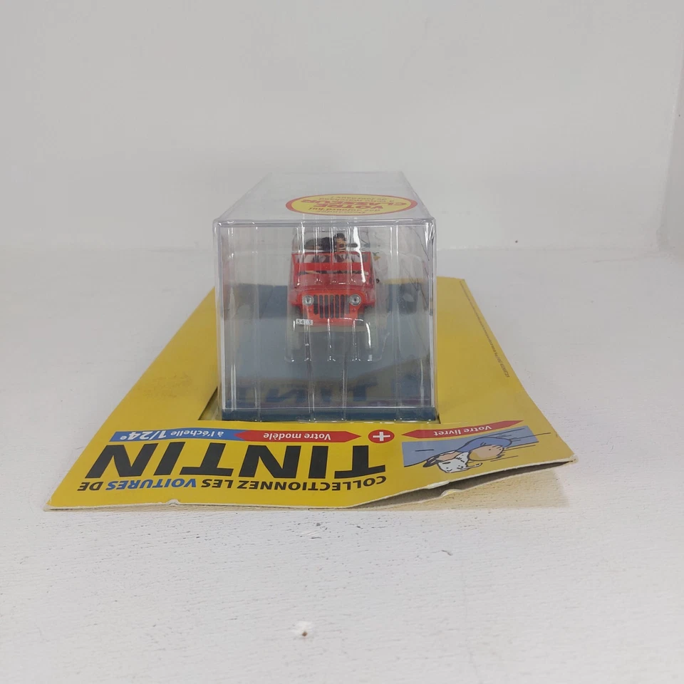 1/24 Hachette Tintin voiture La jeep Rouge - Photo 3/4