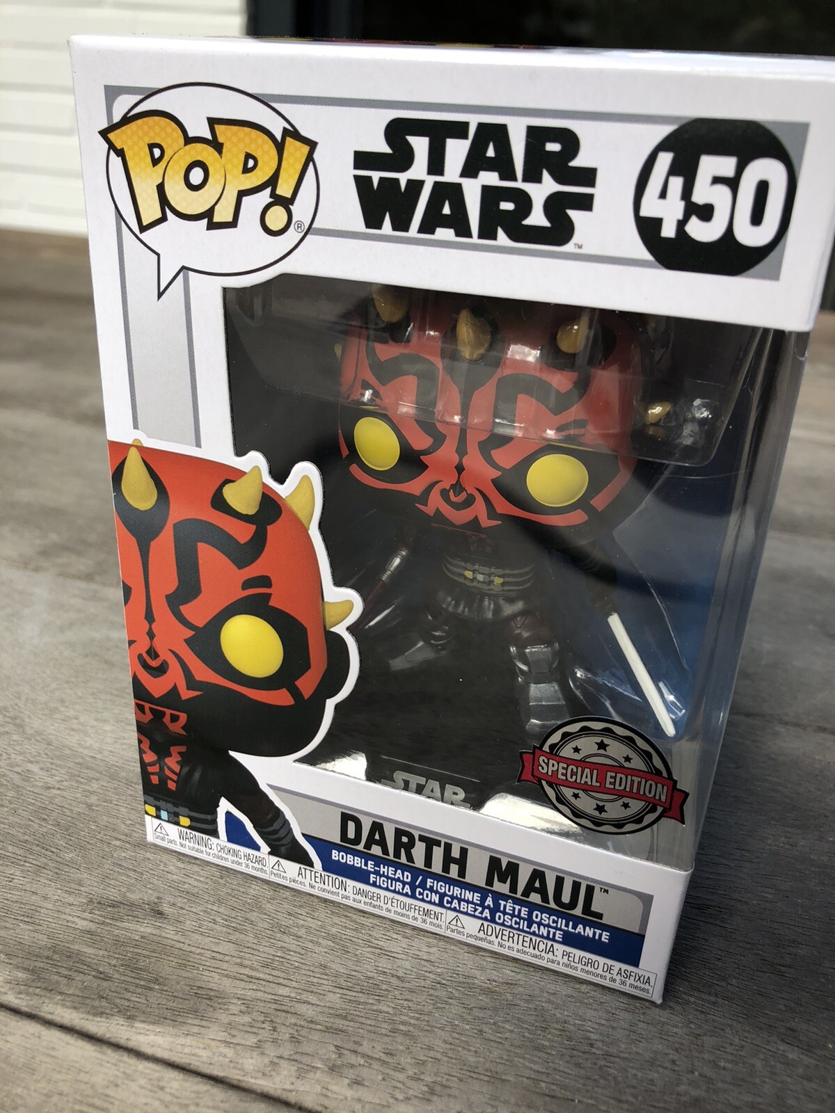 En Oferta Funko Pop! Star Wars Darth Maul # 450 - Edición Especial - Nuevo Embalaje Original Figura De Vinilo
