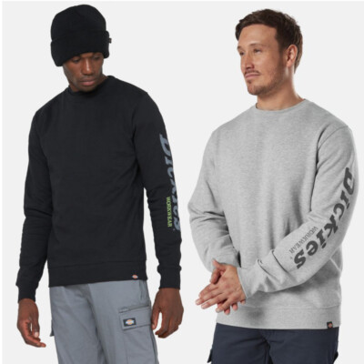Okemo Sweatshirt Dickies Pullover Sweater Pulli Arbeit S - 3XL schwarz grau