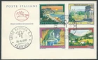 1982 ITALY FDC TOURIST HORSE ARRIVAL STAMP - Q