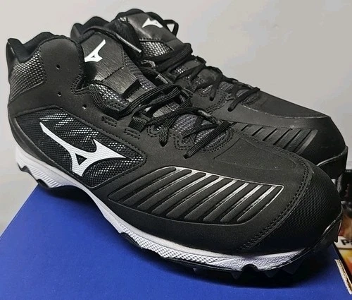 Mizuno Womens 9 Spike Adv Sweep 4 Metal Softball Cleats, Black, Size 11.5 NIB