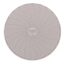 DICKSON C660 Circular Paper Chart, 24 hr, 60 pkg 1LXK4