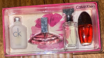 Calvin Klein for Her Gift Set .5 oz 15 mL CK One Euphoria Eternity & Obsession