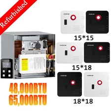 65,000 BTU RV Tankless Water Heater For All RVs, 3 Door Sizes: 15*15/15*18/18*18