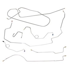 1967 Plymouth Satellite Complete Manual Disc Brake Line Kit Set Whump 8-34 Oe