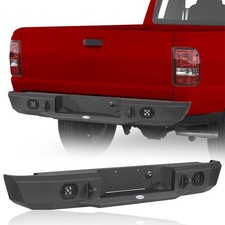 Off-road Rear Bumper W2x 25w Led Spotlights For 1993-2011 Ford Ranger Fleetside