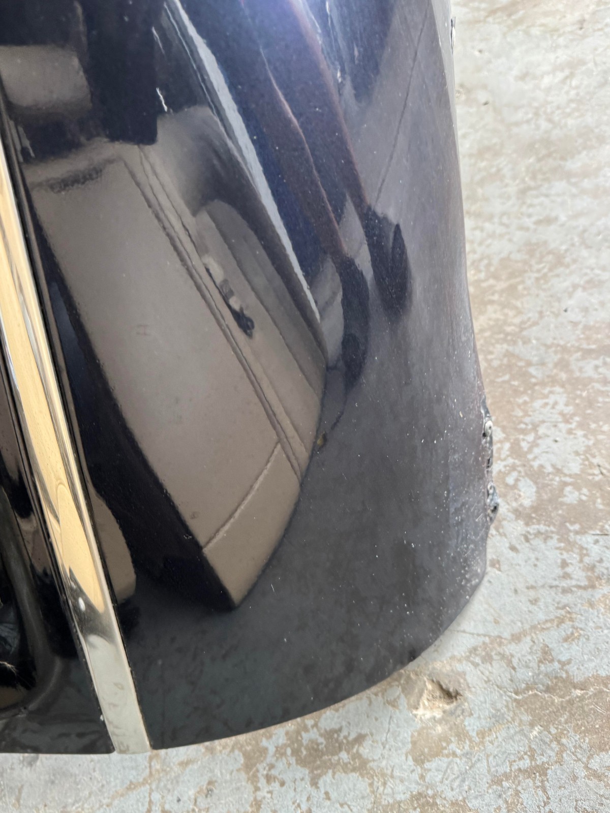 ❌DAMAGED❌ 2003-2010 Bentley Continental GT GTC Rear Bumper Cover OEM Blue LR5W