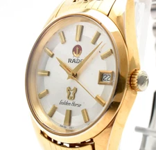 Vintage [EXC+5] RADO Golden Horse 633.3673.2 Gold Men's AT Watch From JAPAN