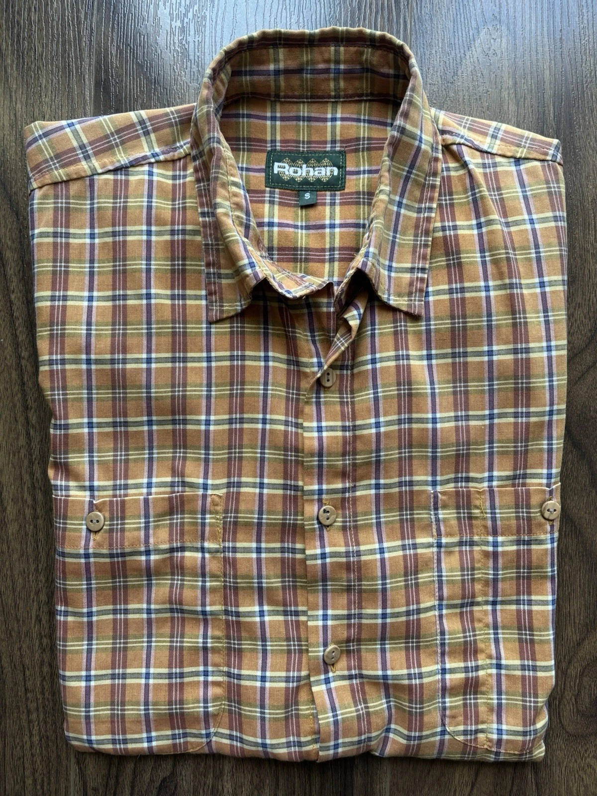 Rohan Travel Shirt “Hiking” (M) Lightweight 40” Chest Copper Plaid BNWOT RRP £69
Opens in a new wind