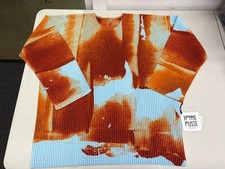 Homme Plisse Issey Miyake Wind Walk Long Sleeve Pleated Shirt - Orange - Size 4