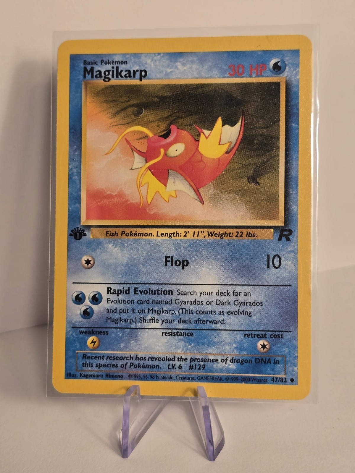 Pokémon TCG Magikarp Team Rocket 47/82 Regular 1st Edition Uncommon NM