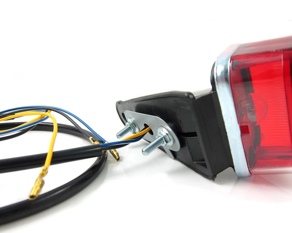 Luz de freno trasera para Yamaha IT250 IT400 IT425 MX100 MX175 6V doble filamento Foto 2 de 2