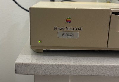 Vintage Apple Power Macintosh 6100/60AV Not Tested- Powers On! See Video!