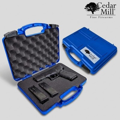TSA Approved Hard Shell Travel Storage Case Dual Latch Locking System Royal Blue