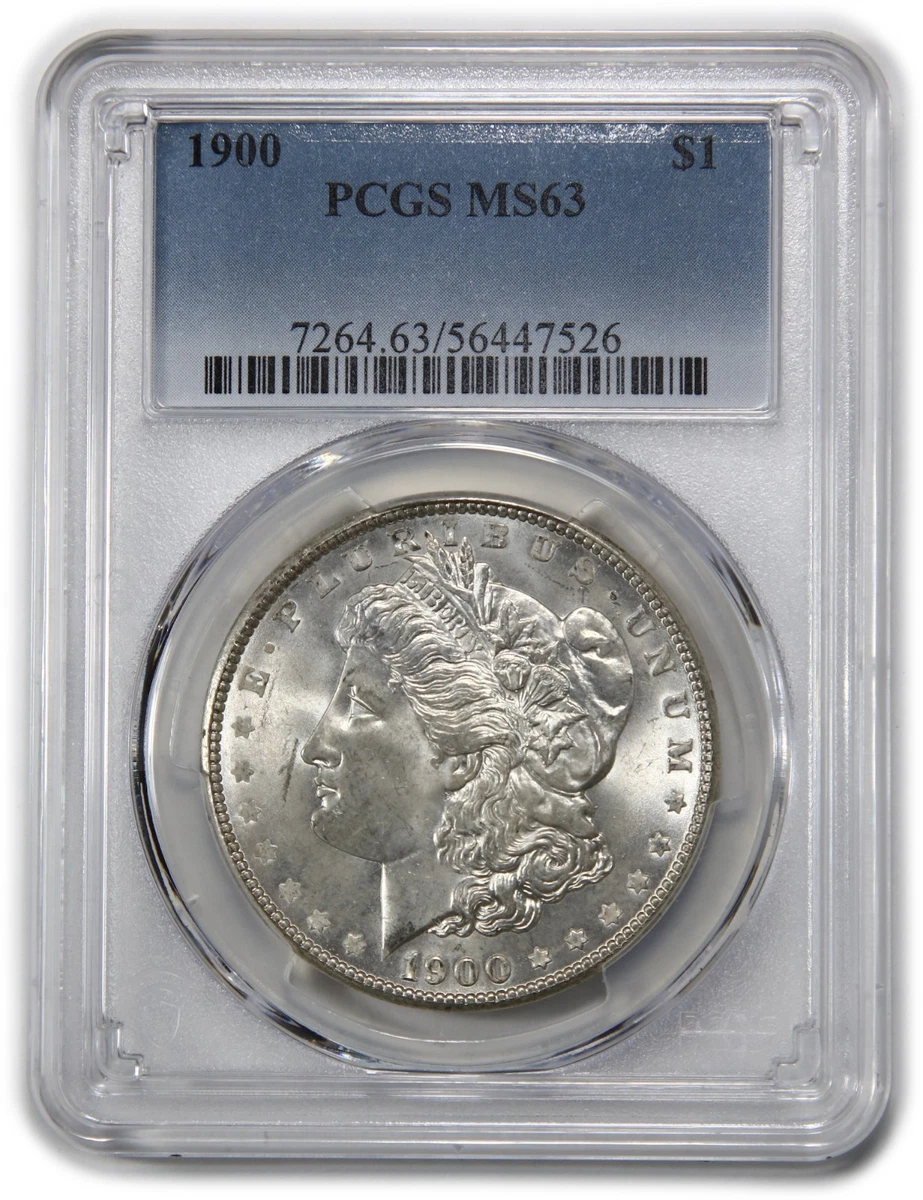 MS 63 Graded 1900 Year Morgan US Dollars (1878-1921) for sale | eBay