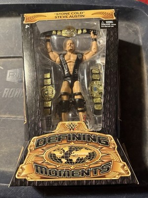 WWE Defining Moments Stone Cold Steve Austin Action Figure!! See