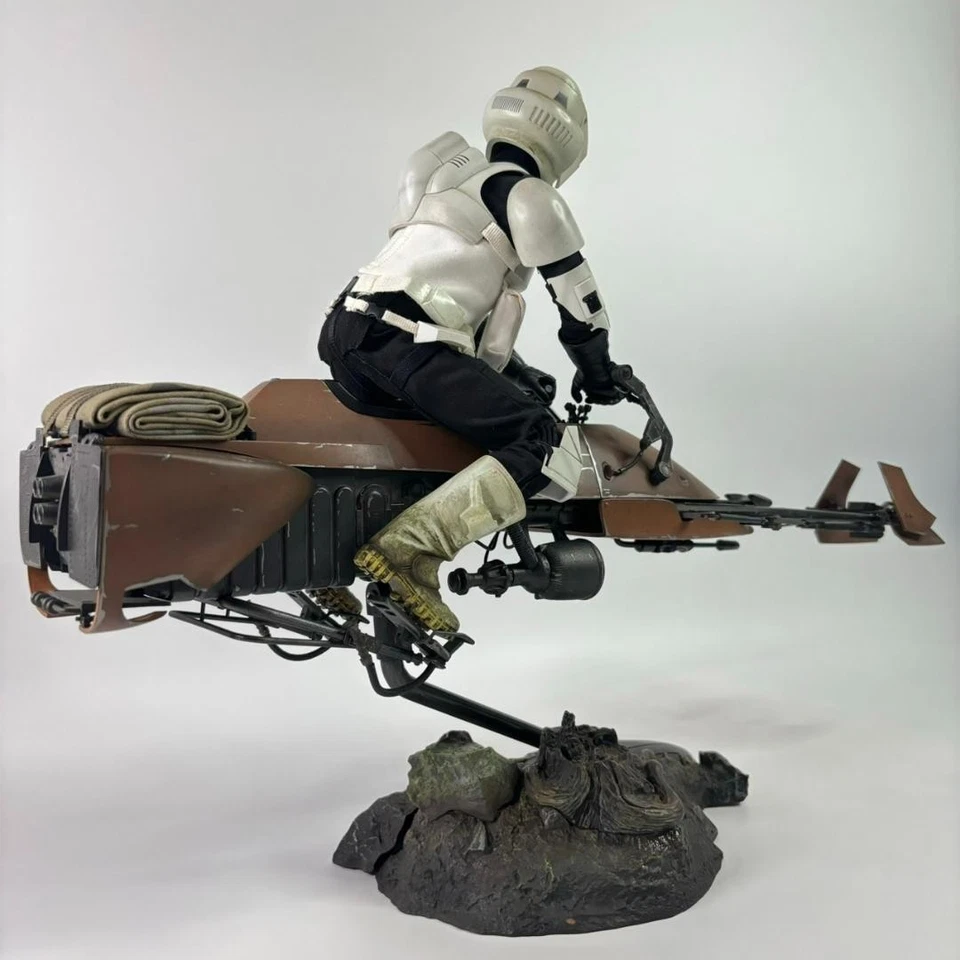Sideshow 1/6 Star Wars Speeder Bike Scout Trooper - Photo 3/4