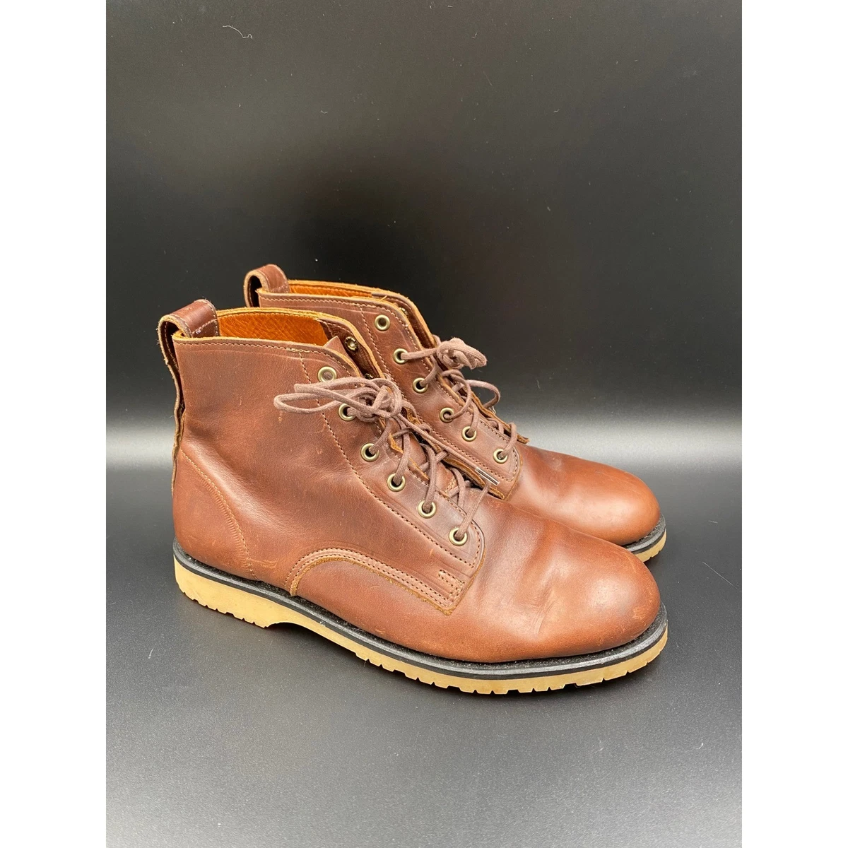 NEW HEELS Rancourt & Co. x Helm Chukka Boot Horween Chromexcel Made in USA 10 D Our Byron Boot in Natural and Carolina Brown Chromexcel  main image 4