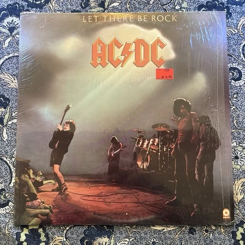 AC/DC - Let There Be Rock LP - 1977 US 1st Press - ATCO SD 36-151 - Piros HTM