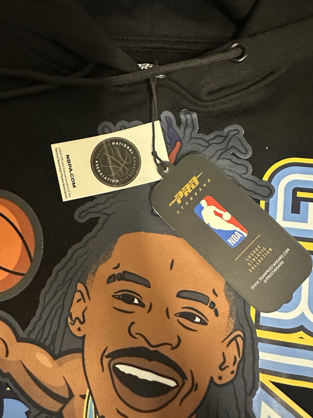 NWT Men’s Pro Standard Memphis Grizzlies Ja Morant Hoodie Black Large 