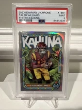 Caleb Williams 2023 Bowman U Chrome The Big Kahuna #TBK-1 Case Hit PSA 9 🔥🔥