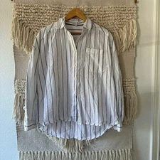 Alex Mill Linen Blend Button Down sz small