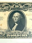 1922 $20 Gold Certificate Fr.1187- PCGS Very Fine 25 "BEAUTIFUL BILL" — photo 3