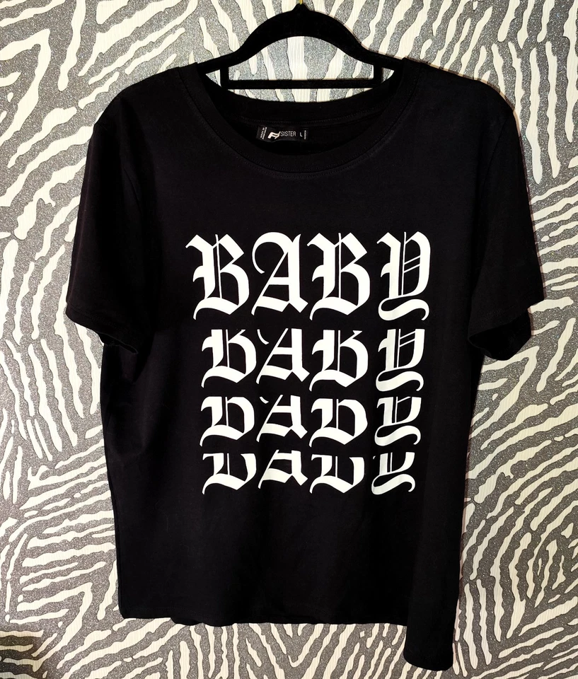 Tolles Damen T-Shirt Gr. L New Yorker Aufdruck Baby Street style Cool NEU! - Bild 2 von 4