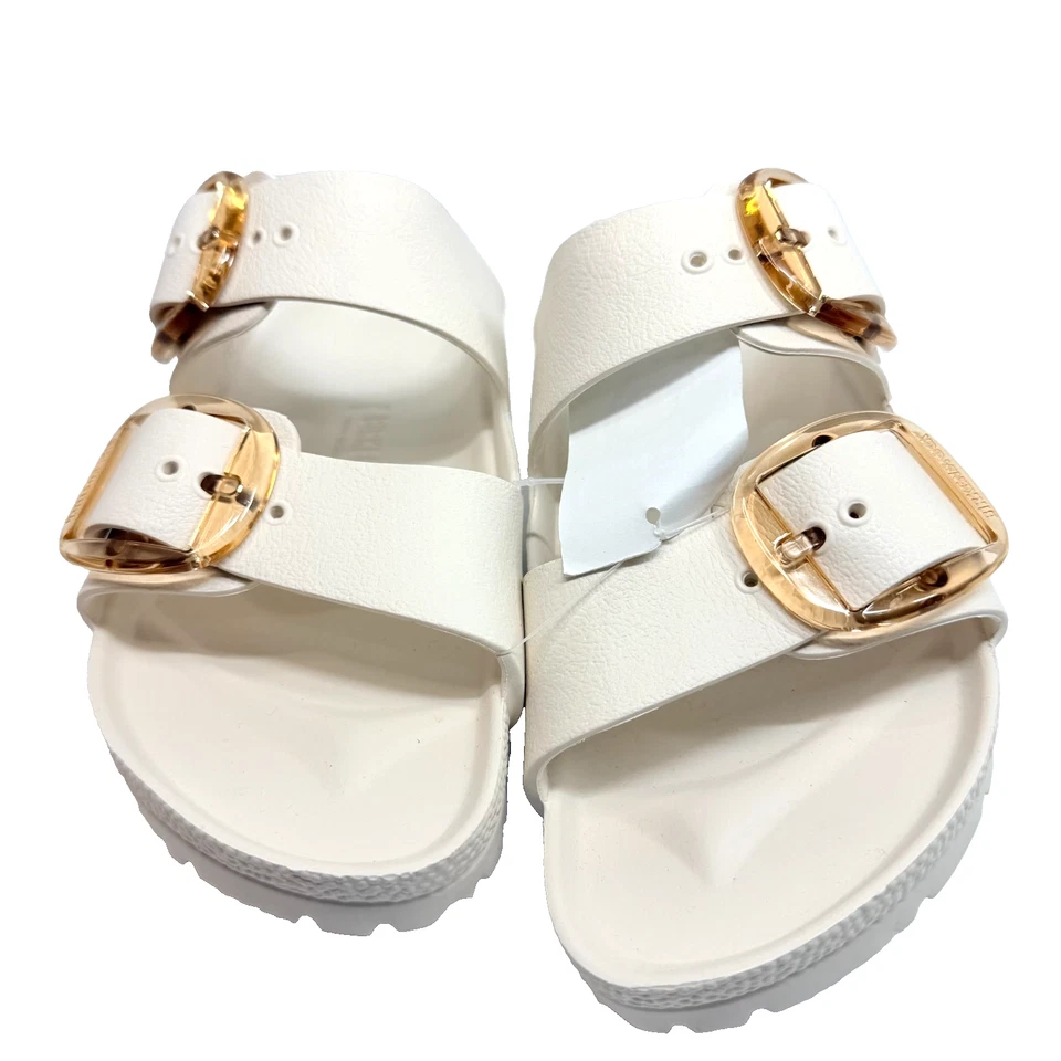 Birkenstock Arizona Big Buckle EVA Sandals Size 37 Women’s 6 White Waterproof - Image 4 of 4