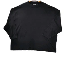 CST Sport Long Sleeve Black Pullover Men Size 4X