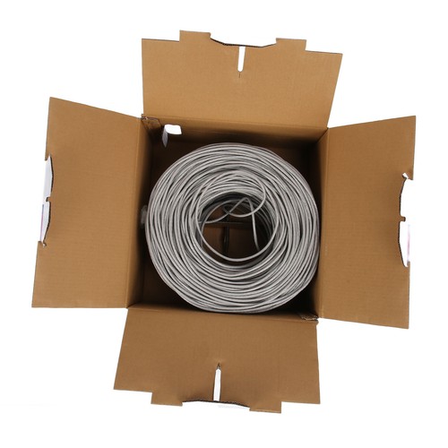 Cat5e Ethernet Cable UTP 1000ft PVC Oxygen Free Copper CMR Flame Retardant I NEW - Afbeelding 4 van 12