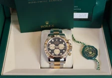 2025 ROLEX DAYTONA BLACK DIAMOND DIAL, 126503 TWO TONE OYSTER, FULL SET