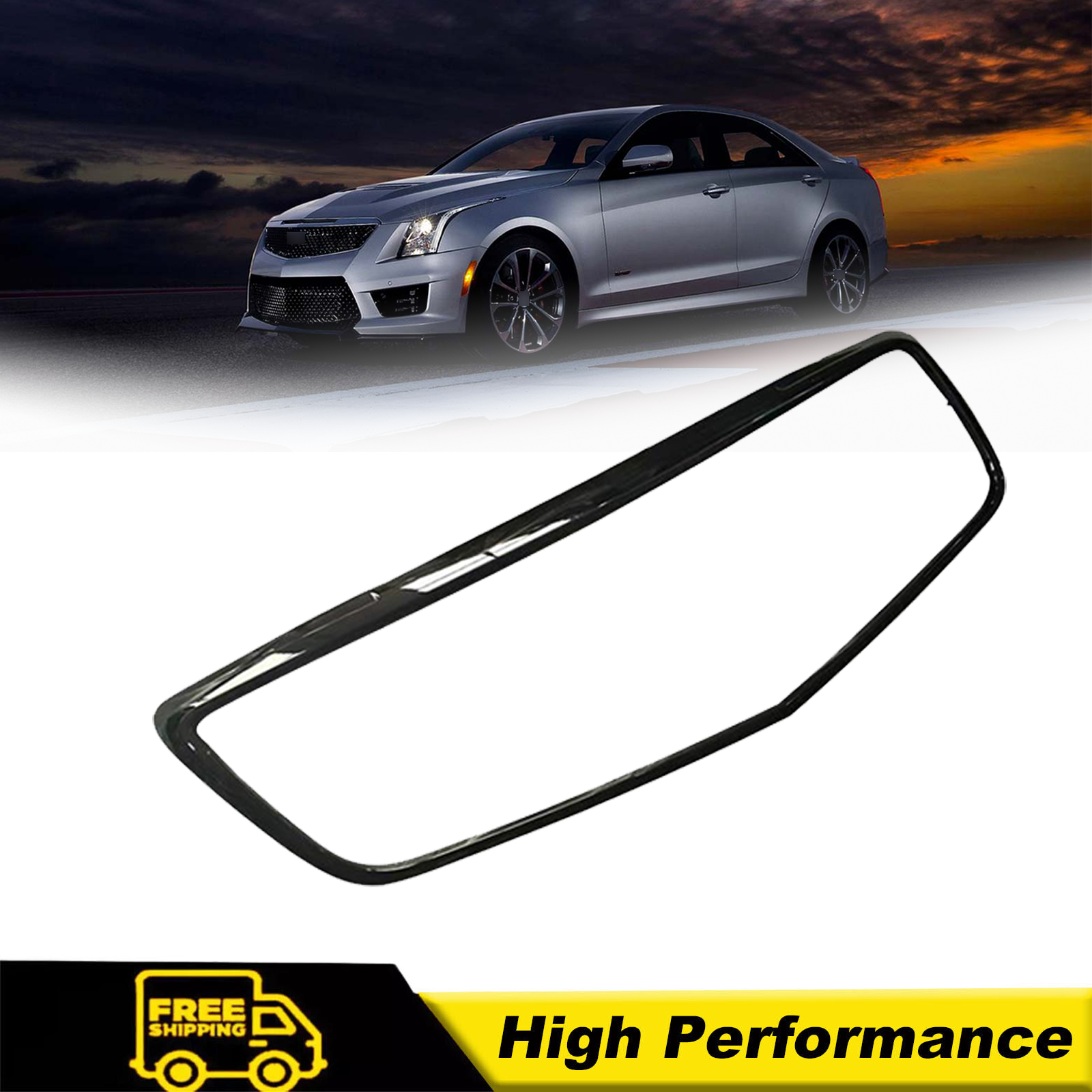 Front Bumper Center Grille Molding Trim Frame For Cadillac ATS 2015-2019 2020